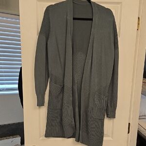 Lululemon Athletica Green Cardigan
